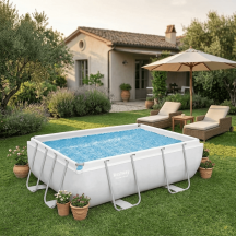 Bestway 56629 Piscina Fuoriterra Fuori terra Esterna 282x196x84 h  Power Steel