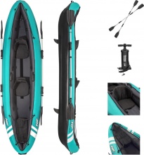 Bestway 65052 Canoa Kayak Gonfiabile 2 Posti con remi