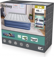 Bestway 67630  23 Materassino Gonfiabile Doppio Materasso Queen 152x203x46 cm
