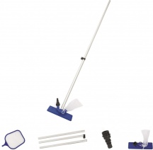 Bestway Kit Pulizia Ventutri Kit di Pulizia per Piscina con Retino e pulitore Fondale Ventutri
