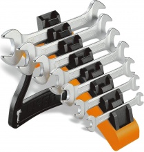 Beta 55SP7 Set 7 chiavi a forchetta professionali supporto officina meccanico 55-SP7