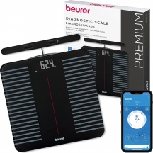 Beurer 10379 Bilancia Digitale BIA con 8 Elettrodi WiFiBluetooth BF 990