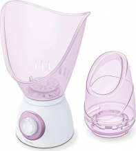 Beurer 60503 Sauna facciale BEAUTY Fs 60 3In1 Bianco e Rosa