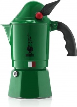 Bialetti 0002762MR Macchina Caff� Caffettiera Moka 3 tazze Verde Moka Alpina