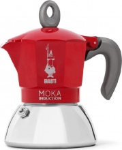 Bialetti 0006942 Caffettiera 2 Tazze per induzione Alluminio colore Rosso
