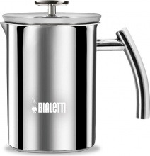 Bialetti 3990 Cappuccinatore Scaldalatte 6 Tazze Capacita 330 ml con Manico Inox