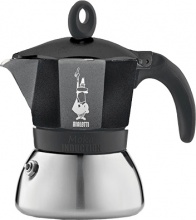 Bialetti 006936 Moka Induktion 6 Tazze Colore Del Prodotto: Nero. Argento.
