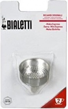 Bialetti 800102 Imbuto per caffettiera 2 Tazze Moka express e Dama Alluminio - 0