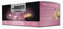 Bialetti 96080402 Capsule Nespresso Confezione da 72 Capsule Palermo