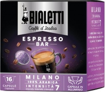 Bialetti CAPSULE MILANO Capsule in alluminio Mokespresso MILANO