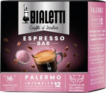 Bialetti CAPSULE PALERMO Capsule Caff� Espresso 16 pz. per Mokona gusto Extra Forte Palermo