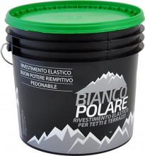 Bianco Polare TECNICA KG 20 Vernice Acrilica Per Tetti Kg. 20 Colore Verde