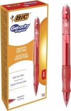Bic 829159 Penna a sfera Rosso Penna a sfera retrattile a clip 12 pezzi
