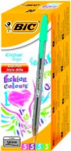 Bic 895793 Confezione 20 Penne Cristal 1.6 Fashionink As