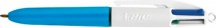 Bic 895958 Penna a sfera Blu Verde Rosso Penna a sfera retrattile a clip 12 pz