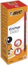 Bic 992604 Confezione 20 Cristal Exact 0.7 Rosso
