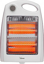 Bimar HR304 Stufa elettrica ad Infrarossi al Quarzo 800W colore Grigio  Bianco