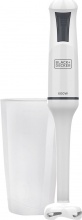 Black & Decker BXHB600E Frullatore a Immersione 600 Watt con Bicchiere