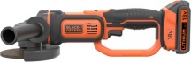 Black & Decker BCG720N-XJ Smerigliatrice angolare a batteria 18V Litio Disco 125 mm BCG720N