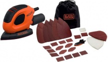 Black & Decker BEW230BC-QS Levigatrice orbitale palmare 55 W+Accessori