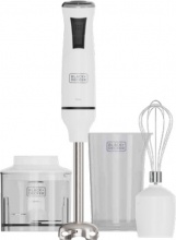 Black & Decker BXHBA750E Frullatore a Immersione Minipimer 750W 20 Velocit� Inox