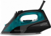 Black & Decker BXIR2403E Ferro da Stiro a Vapore 2400 Watt Piastra in Ceramica 370 ml