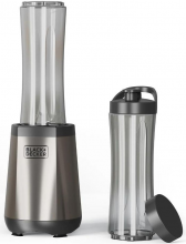 Black & Decker BXJB1204E Frullatore con Bicchiere Potenza 500W 0,6 lt InoxBlack