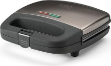 Black & Decker BXSA753E Tostapane Piastra Toast Antiaderente 750 Watt Grigio