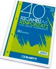 Blasetti 2337 Ricambi A4 Righe 0B 40 Fogli