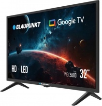 Blaupunkt 32WGC5500S Smart TV 32" HD LED Google TV HDR10 Classe E Nero