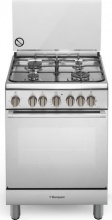 Bompani BO643MJN Cucina a Gas 4 Fuochi Forno Elettrico 54L 60x60 cm Grigio