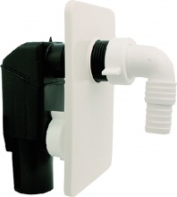 Bonomini 3400EC40B9 Sifone Ad Incasso Placca Bianca Poliprop.Vergine