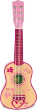 Bontempi 22 5572 Igirl Wooden Guitar Chitarra Classica 55 cm Gioco Musicale 3+ Anni