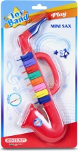 Bontempi 32-2832 Toy Band Play Sassofono a 8 Note Gioco Musicale per Bambini da 3+ Anni