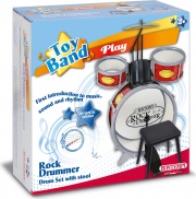 Bontempi 51 4504 Rock Drum Set con Stool