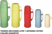 Borella RD21528 Termos Bevande Beta 1 Litro Interno in Vetro