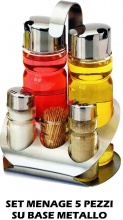 Borella R19500 Set Menage 5 pezzi Sirio