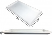 Borella R23777 Piatto Rettangolare Kent cm 27x14 Bianco