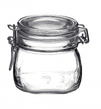 Bormioli Rocco BO063776 Vaso Vetro Fido cl 50 (lt 0.5) Ermetico Trasparente