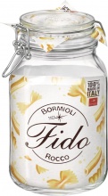 Bormioli Rocco BO063813 Vaso Vetro Fido cl 200 (lt 2) Ermetico Trasparente