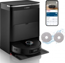 Bosch BCRDW3BX Robot Aspirapolvere Lavapavimenti Potenza 11.000 Pa Connect