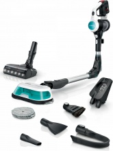 Bosch BCS71HYG4 Aspirapolvere Lavapavimenti senza Filo senza Sacco 18 V Bianco