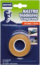 Boston 114 710 Nastro Biadesivo Traspar. ml 10x15mm  Pezzi 12