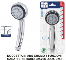 Brand Feridras R017024 Doccetta Doccia Cromo 8 Funzioni