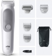 Braun BG5550 Rifinitore Corpo a Batteria Wet & Dry 100 Min Grigio serie 5