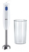 Braun MQ10.001M Frullatore a Immersione 450W con Bicchiere BiancoBlu