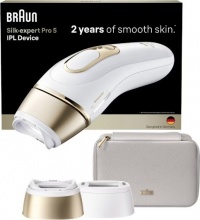 Braun PL5210 IPL Silk-expert Pro Epilatore Luce pulsata intensa (IPL) OroBianco
