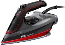 Braun SI 5057 RD Ferro da Stiro a Vapore 2700W Ceramica 0,3 lt Nero Rosso