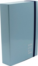 Brefiocart 0221301AZ Cartella Elastico Piatto � 10 Azzurro