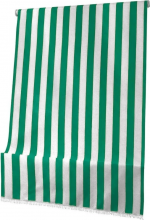 Brixo 140X300B Tenda da sole a caduta 140x300cm impermeabile da esterno COLORE BIANCOVERDE